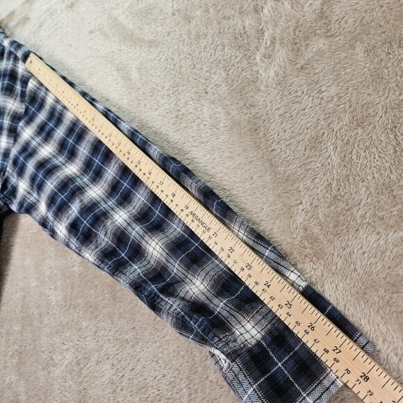 Eddie Bauer Button-Down Shirt Plaid Long Sleeve Big and Tall Mens Sz XLT Outdoor - Picture 6 of 10